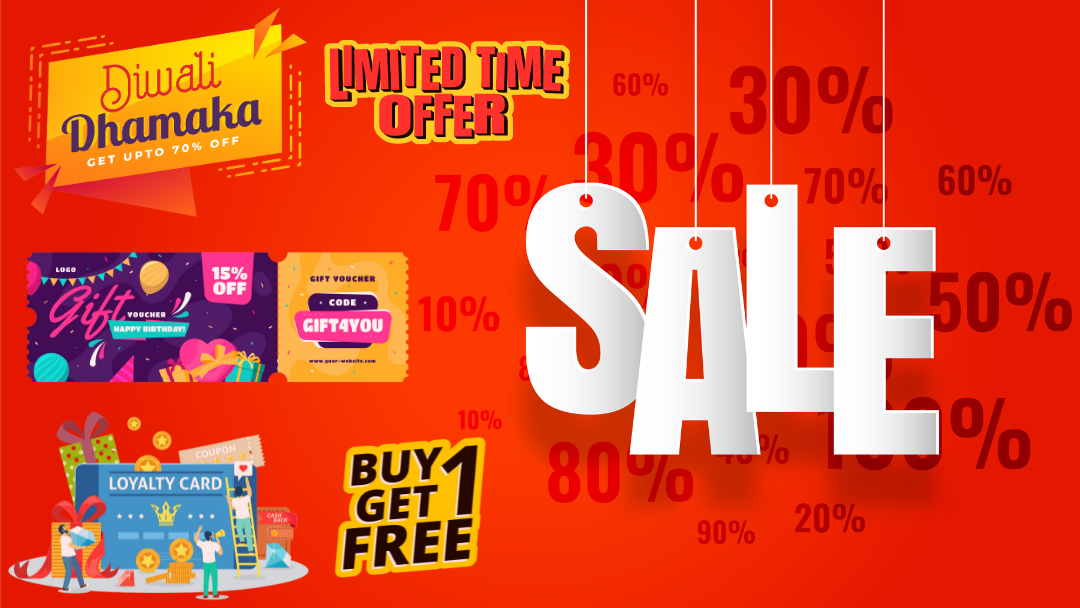 Trending Sales Promotions with discounts and loyalty programs, diwali offers